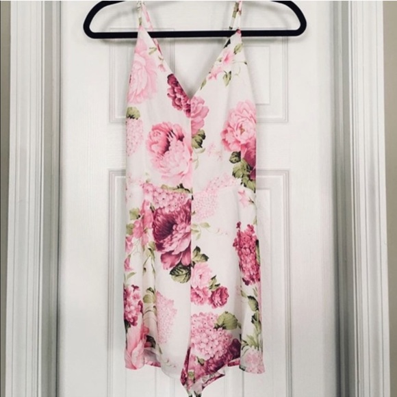 Floral Peony Romper - Picture 2 of 5